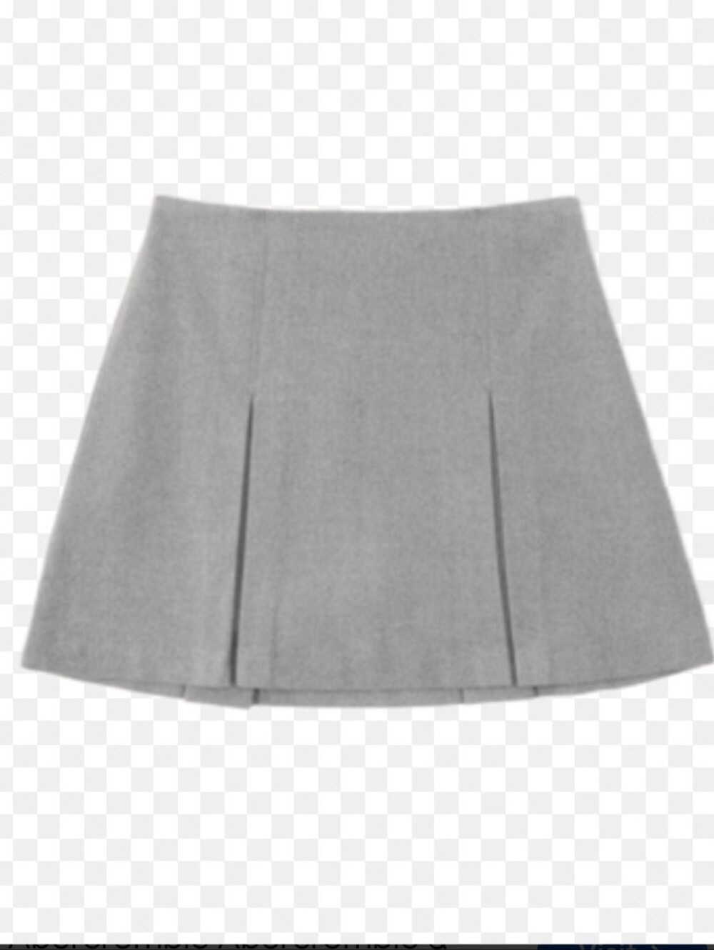 Abercrombie Gray Pleated Mini Skort